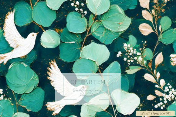 Download Teal Dove Eucalyptus Oil Pattern - Premium Resources
