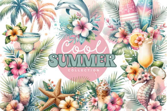 Download Cool Summer Tropical Clipart Collection - Tropical clipart collection Collection