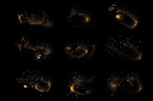 Download Abstract Gold Glitter Luxury Festive Set - Abstract gold glitter Collection