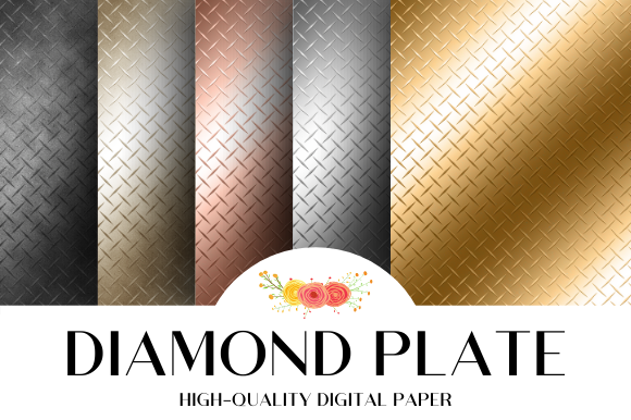 Download Diamond Plate Metallic Glossy Texture - Glossy texture Collection