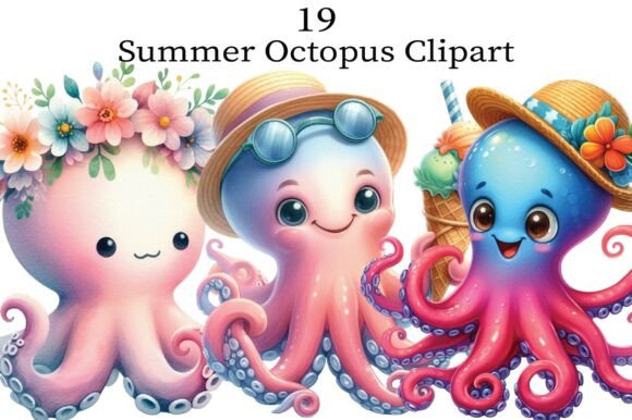 Download Summer Octopus Clipart - Premium Resources