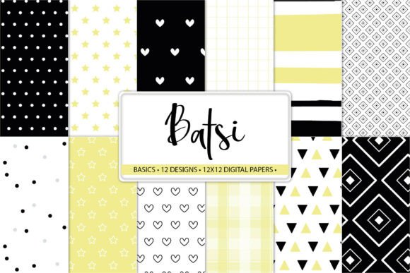 Download Black Yellow Modern Paper Pack - Modern paper pack Collection