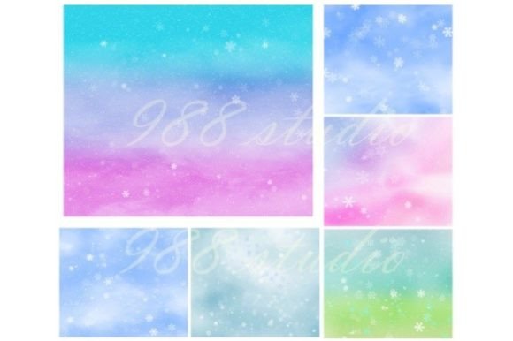 Download Snow Sky Pastel Wallpaper Blue Pink Png - Wallpaper Collection